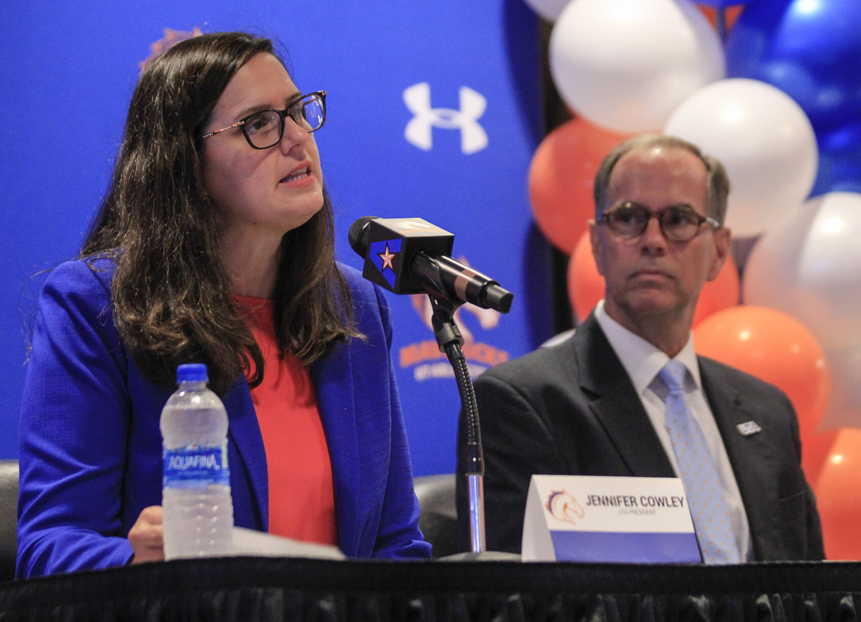 Incoming Athletics director shares vision for department at press conference